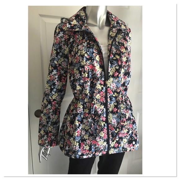 Charter Club Floral Anorak Jacket - Picture 2 of 6